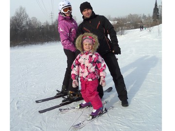 Горнолыжно-сноубордическая семья Дианы